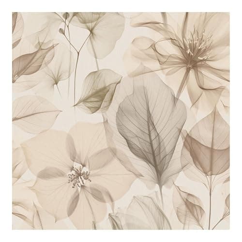 Image of Superfresco Easy Arlington Parchment Wallpaper | Paste the Wall | Cream Leaves | Eco-Friendly