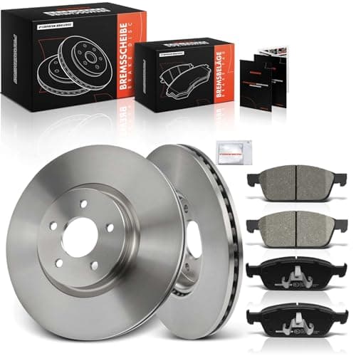 Image of Frankberg Brake Kit incl. 2x Brake Disc + 4x Brake Pad Front Compatible with K.u.g.a II DM2 Focus III Tourneo Transit Connect V408 Replace# 1829608