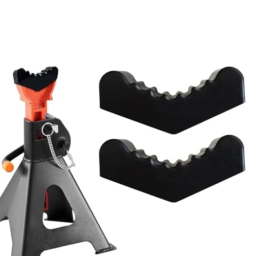 Image of 6Ton Universal Jack Stand Pad Rubber Slotted Lfiting Lift Pads Frame Rail Pinch Weld Floor Adaptor Car Repair Tool Safety Grip Pads