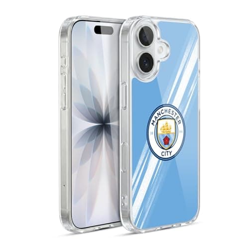 Image of Head Case Designs Officially Licensed Manchester City Man City FC Home 2025/26 Badge Kit Gel Case [Military Grade Protection] Compatible with Apple iPhone 17 and Compatible with MagSafe