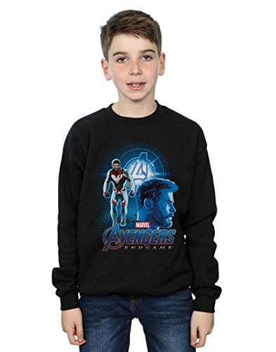 Image of Marvel Boys Avengers Endgame Thor Team Suit Sweatshirt Black 5-6 Years