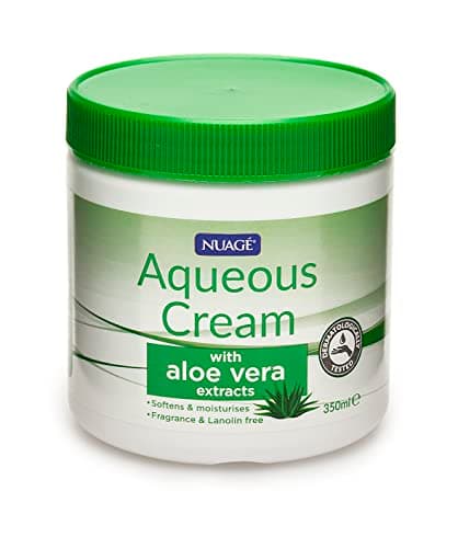 Image of Nuagé Aqueous Cream with Aloe Vera | Moisturising Cream For Cooling, Softening, Soothing & Hydrating Skin (350ml)