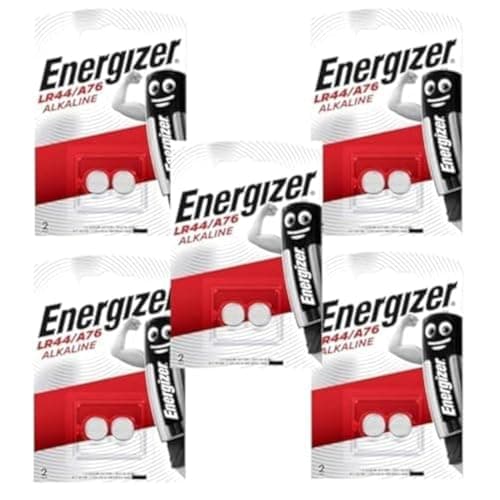 Image of Energizer A76 / LR44 Alkaline Button Cell Batteries Pack of 10 Long Life (marked durability date)