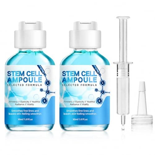 Image of Stem Cell Serum for Face,Microneedling Serum for Face Anti Aging,Anti Wrinkle Serum with Collagen, Niacinamide, Hyaluronic Acid, Fine Lines Smoothing Hydration & Rejuvenated Korean Skincare,30ml x 2