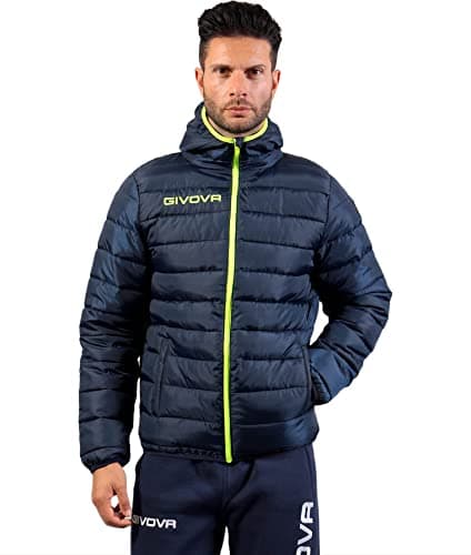 Image of Givova, jacket holland, blue/yellow fluo, L