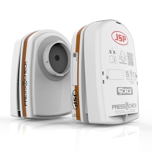 Image of JSP PressToCheck™ A2P3 Combination Filters (1 Pair) - for Force 8 Half Mask & Force 10 Full Face Respirator - Organic Gases, Vapours, Odours, Dust - DIY & Industrial - EN143 & EN14387