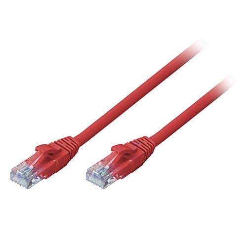 Image of LINDY 30m Cat.6 U/UTP Ethernet Cable, Red