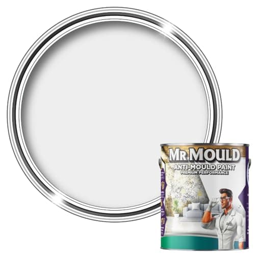 Image of Mr Mould Anti Damp Paint Light Grey 0.5L – Anti-Condensation & Damp Proof Seal for Walls & Ceilings – Prevents Mould, Mildew & Moisture Build-Up – Long-Lasting, Low Odour, Easy to Apply Interior Paint