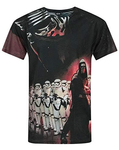 Image of Star Wars Force Awakens Kylo Ren Sublimation Men's T-Shirt White