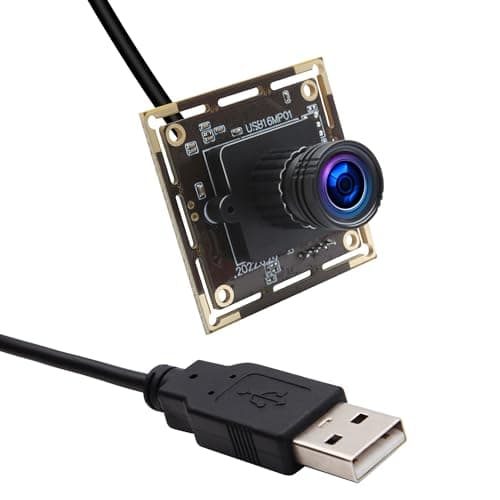 Image of ELP Camcorder 16MP USB Camera Module, IMX298 Image Sensor, 4K Video Capture Resolution, Plug and Play Embedded Camera for 3D Printer, Industrial, Medical Devices, Linux, Android, Windows, Mac
