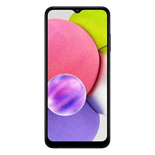 Image of Samsung Galaxy A03s Android Smartphone, 6.5-inch Infinity-V HD+ Display, 3GB RAM and 32GB of expandable internal memory, 5,000 mAh battery, Black [UK Version]