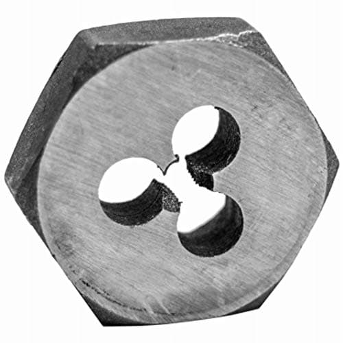 Image of Century Drill & Tool 97611 High Carbon Steel Metric Hexagon Die, 8.0 x 1.25