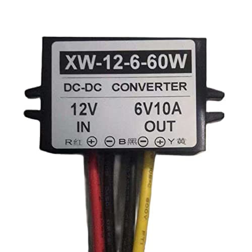 Image of Blackr 12V To 6V DC Buck Converter, 10A 60W DC Power Supply Voltage Step Down Changer Adapter Regulator