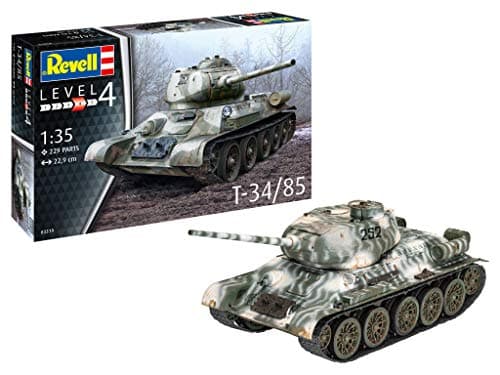 Image of Revell 03319 T-34/85 1:35 Scale Unbuilt/Unpainted Plastic Model Kit