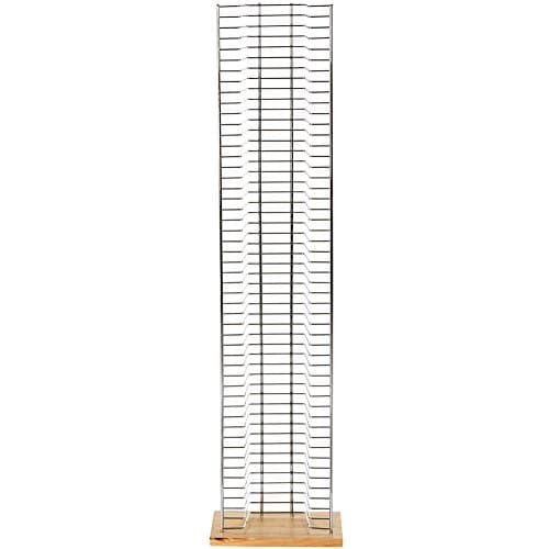 Image of Watsons on the Web Tower - Free Standing Dvd Storage Rack - Silver