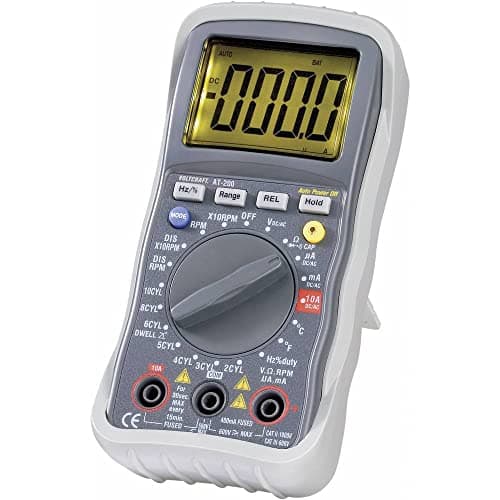 Image of Voltcraft AT-200 Handheld Multimeter Digital Car Measurement Function CAT III 600 V Display (Counts): 4000