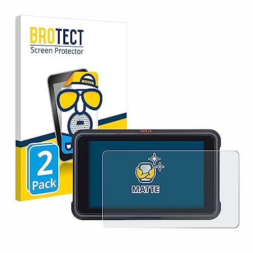 Image of brotect Screen Protector Anti-Glare compatible with Atomos Ninja V (2 Pack) Screen Protector Matte, Anti-Fingerprint Protection Film