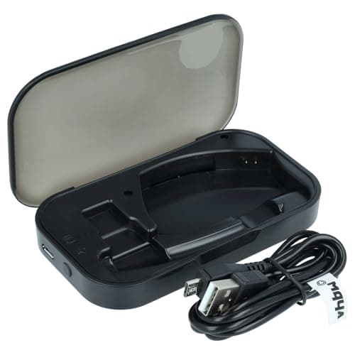 Image of vhbw Charging Box compatible with Plantronics Voyager Legend UC Headset - Incl. USB Charger Cable Black