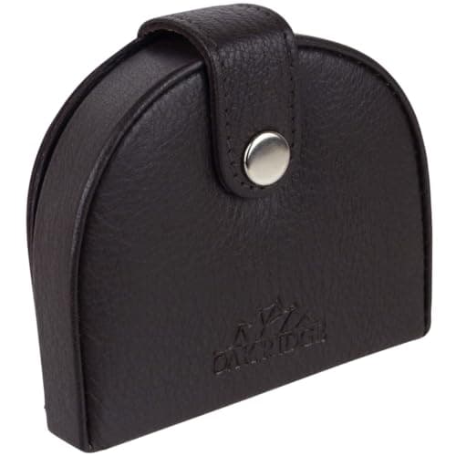 Image of Oakridge Leather Mens Tray Coin Purse Pocket Size - Brown