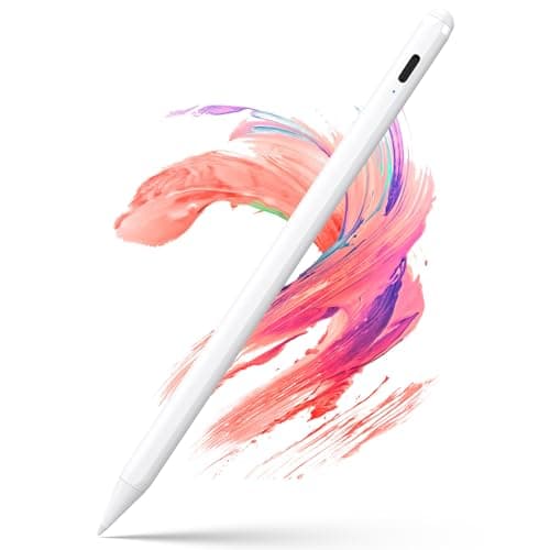 Image of Topipop Stylus Pen for i pad, Pencil for i pad (2018-2025), 3 Sensitivity Modes, Tilt Control, Anti-mistouch, Compatible with 6-10th/A16 Generation, Pro 11"/12.9"/13", Air 3/4/5/M2/M3, Mini 5/6(WH1)