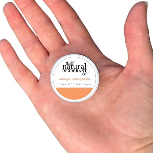 Image of The Natural Deodorant Co. Mini/Sample Size 10g, Orange & Bergamot Clean Deo Balm, Lasts 10 Days, Effective Protection