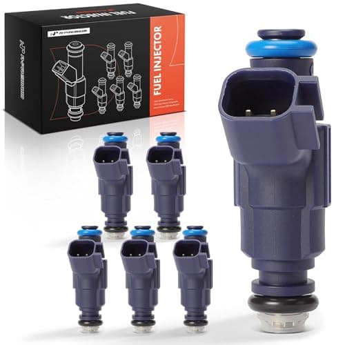 Image of A-Premium Fuel Injectors Compatible with Chevrolet Equinox 2008-2009 Malibu Cadillac CTS SRX STS Pontiac G6 G8 Torrent Saturn Aura XL-7 3.6L 6-PC Set