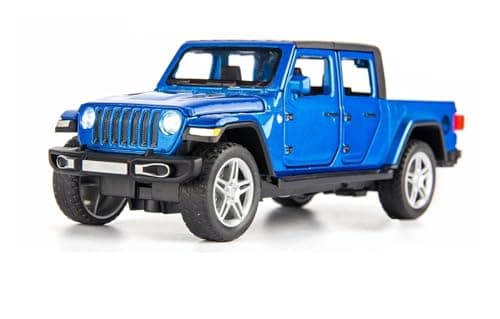 Image of AUDSNI Die-Cast Diecast Car Model 1:32 For Wrangler For Jeep Alloy Diecast Metal Model(Blue)