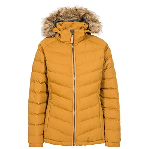 Image of Trespass Womens Padded Hooded Casual Jacket Zip Off Hood Nadina