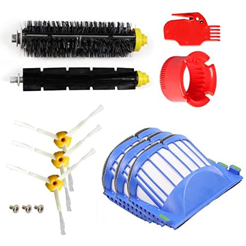 Image of 10 Pack Vacuum Cleaner Replacement Parts Fit for iRobot Roomba 600 Series 694 692 690 680 660 665 651 650 614 & 500 Series 595 585 564