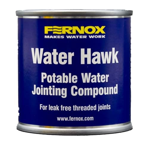 Image of Kudos-Trading - Fernox Water Hawk 200g Professional Grade Jointing Compound Leakproof Plumbing Wras Approved Safe For Potable Water And Gas Lines Durable Non Toxic Easy To Apply