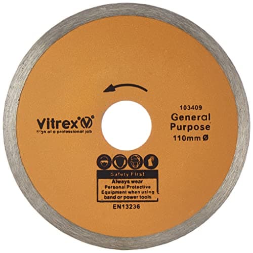 Image of Vitrex 103409 Diamond Blade - Diameter - 110mm - Standard