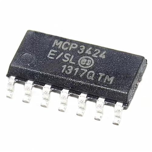 Image of 1Pcs MCP3424 MCP3428 MCP42010 MCP42100 3424 3428 42010 42100 4922 604T-E -I/SL SOP-14 Analog-to-digital Converter Chip(MCP42100)