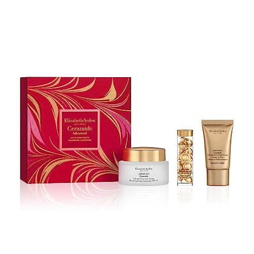 Image of Elizabeth Arden LIFT & FIRM YOUTH RESTORING SOLUTIONS Advanced Ceramide 3-piece Gift Set (Worth £106.50), skincare gifting, for women