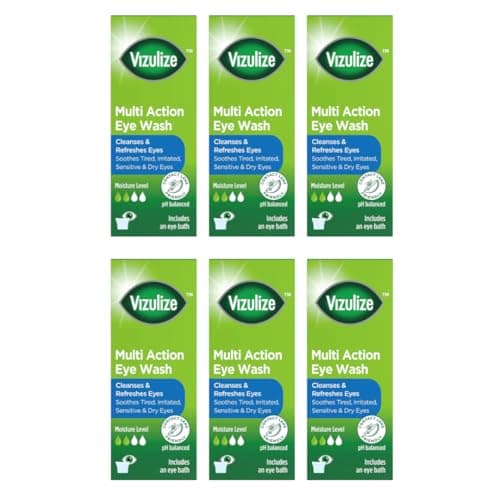 Image of Multi Action Eye Wash Cleanses and Refreshes Eyes 300ml - Pack of 6