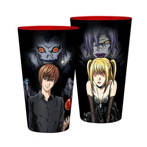 Image of ABYSTYLE Death Note Light & Misa 400ml Glass