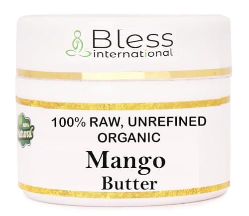Image of Organic Raw Mango Butter 100% Pure,Natural & Unrefined| Skin Moisturizer For Face, Body & Hair| 4 OZ/115 GM Ivory/White Grade A | DIY Creams, Balms, Lotions, Soaps| Softens Dry & Tough Skin