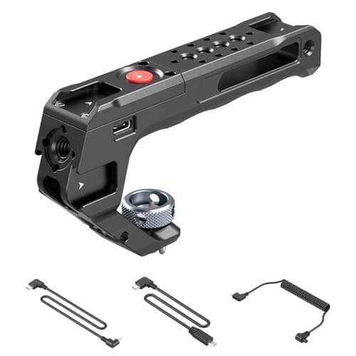 Image of SMALLRIG Top Handle with Record Start/Stop Remote Trigger for ARRI, Compatible with Sony A7 III/ FX3/ A6600, for Canon R5II/ R5C, for FUJIFILM X-H2S/ X-T5, for Panasonic S5 II/ GH5-4927
