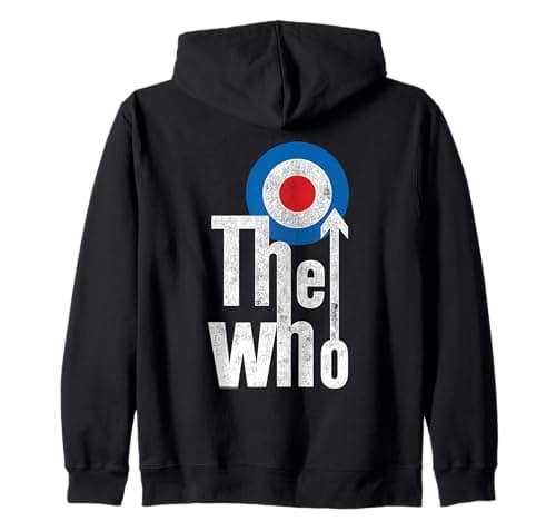 Image of The Who Elevated Target Rock Music Band Zip Hoodie
