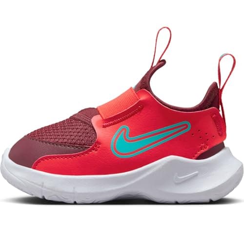 Image of Nike Unisex Kid's Flex Runner 3 Schuh für Babys und Kleinkinder Shoe, Lt Crimson Dusty Cactus Dark Team Red, 3.5 UK Child