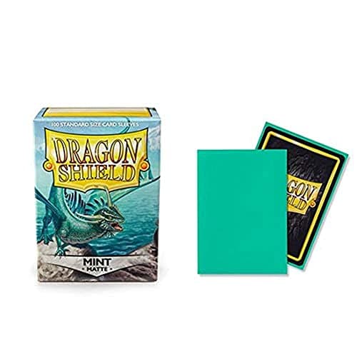 Image of Dragon Shield Matte Mint Standard Size 100 ct Card Sleeves Individual Pack