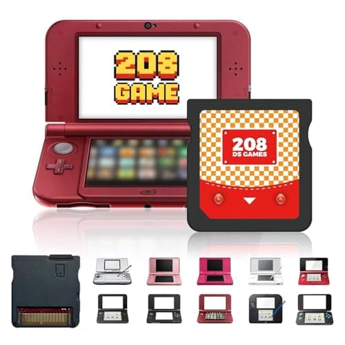 Image of DS Game,208 in 1 Super Combo Game Cartridge,Contains 208 3ds Games,Retro Classic Games Card Suitable for NDS, NDSi, 3DS, New, DS, 2DS, DS Lite