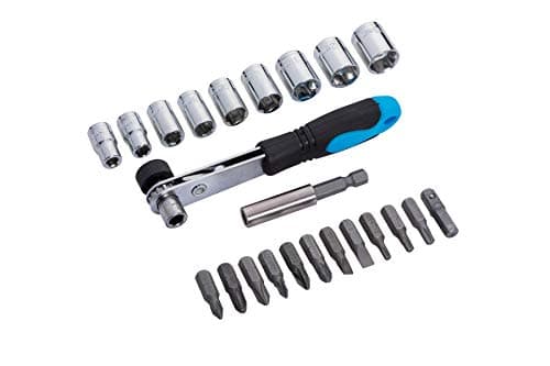 Image of BlueSpot 23PCE Offset Ratchet Bit and Socket Set