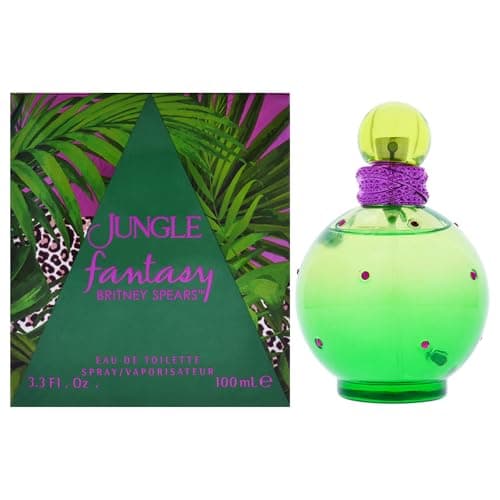 Image of Britney Spears Jungle Fantasy Eau de Toilette Spray, 100ml, Floral Fragrance, Luxury Perfume for Women