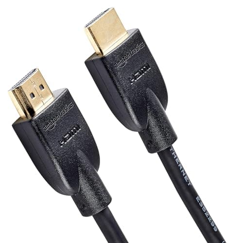 Image of Amazon Basics 4K HDMI Cable 3m - 18Gbps High Speed with Ethernet, 4K@60Hz, 2160p, Black