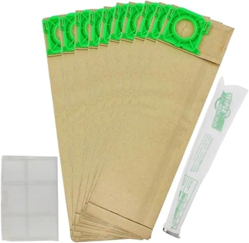 Image of Pack 10 Sebo Vacuum Cleaner Bags Replacement | Filters, Compatible with X & C Series (X1, X1.1, X2, X3, X4 Extra, X5, XP2, XP3), Sebo hoover Bags, Alt to 5093PC, VB475K.