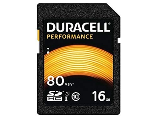 Image of Duracell Performance 16 GB SDHC Class 10 UHS-I Memory Card