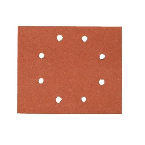 Image of Dewalt DT3024-QZ Quarter Sanding Sheet, Pre-Punched, 115 mm x 115 mm, 180 g (Pack of 10)