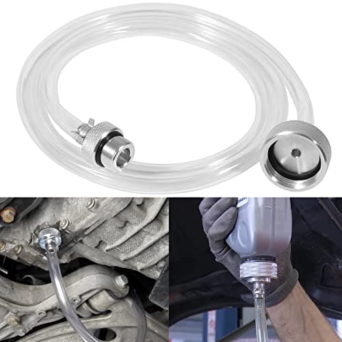 Image of Gearbox Oil Filling Hose with Oil Change Adaptor Compatible with DSG VAG VW Audi Transmission, Replace for VAS 6262A Gearbox Oil Change Kit with Oil Change Adapter