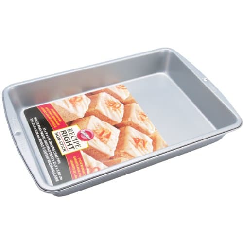 Image of Wilton 2105-961 Recipe Right Rectangle Deep Cake Tin, 33cm x 22.9cm (13in x 9in)