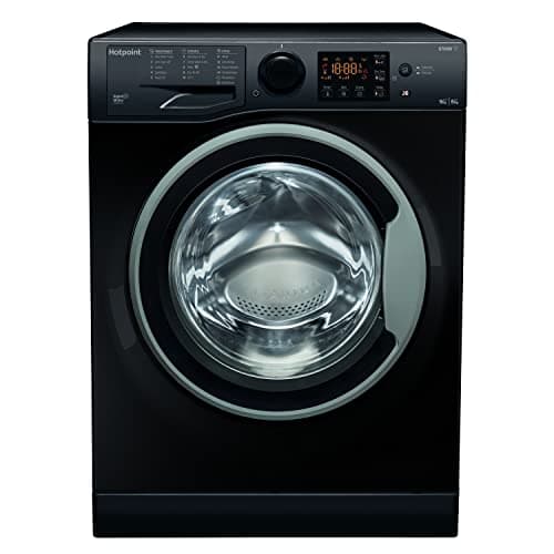 Image of Hotpoint NDB 9635 BS UK Freestanding 9/6 kg Washer Dryer, rpm, Black